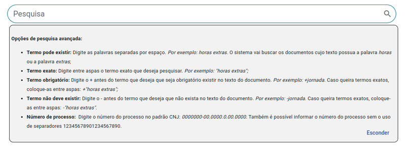 Coleção de documentos