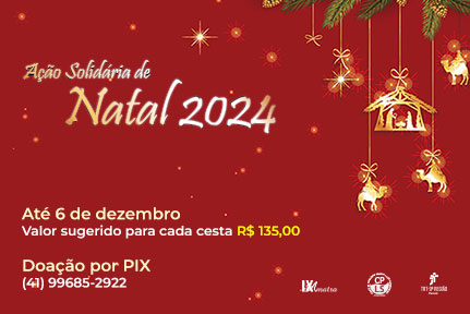 Notícia 2 A entrega das doações será feita durante o Auto de Natal, que acontecerá no dia 17 de dezembro.