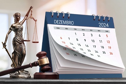 Notícia 0 A partir do dia 7 de janeiro de 2025, haverá regular distribuição de processos e normal atendimento, com a suspensão dos prazos processuais e da não realização de audiências e sessões de julgamento no período de 20 de dezembro a 20 de janeiro.